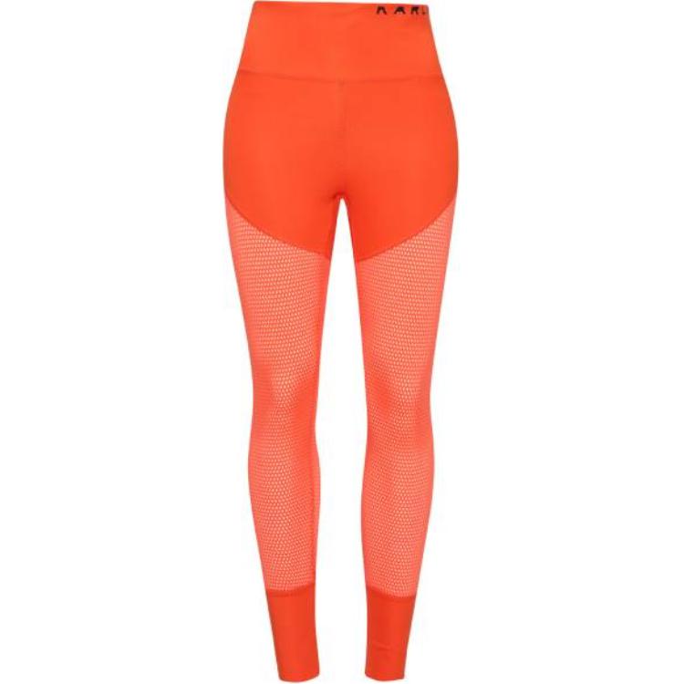 

Adidas Karlie Kloss Aerodry Comfortable Mesh Leggings Women Leggings Orange GH7360 M