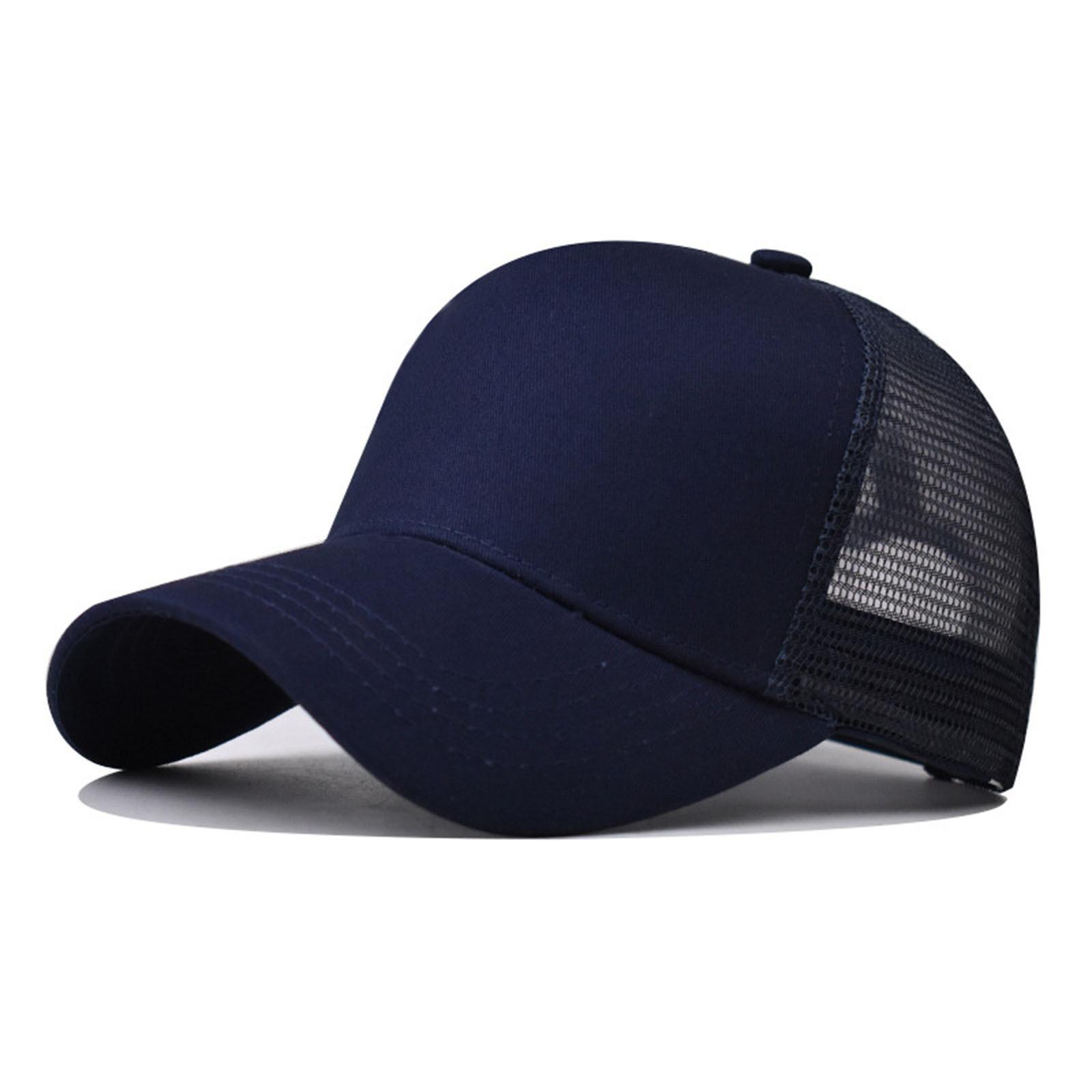 Papij (Qunide) Modieuze klassieke mesh-pet met kleurblokkering en ademende baseballpet One Size