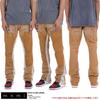 Pantalon Homme en Denim Minimal Évasé 28 093, pouces, Marron,