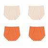 1/4 Pcs High Waist Panties for Women Plus Size Ice Silk Seamless Briefs Women Soft Underpants
