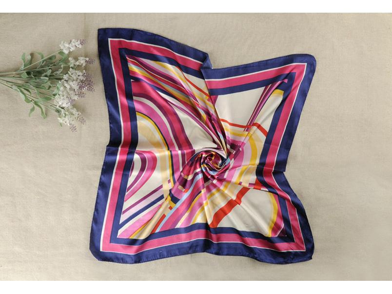 60 New Silk Scarf for Professional Ladies - Spring & Autumn Square Neck Scarf for Business Wear