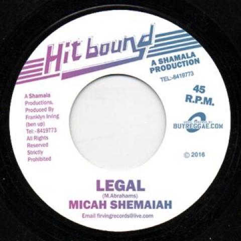 

7inch Record MICAH SHEMAIAH, RASSI HARDKNOCKS - Legal HBCOEU002 Hit Bound/Buyre 2016 Europe Reggae, Ska & Dub