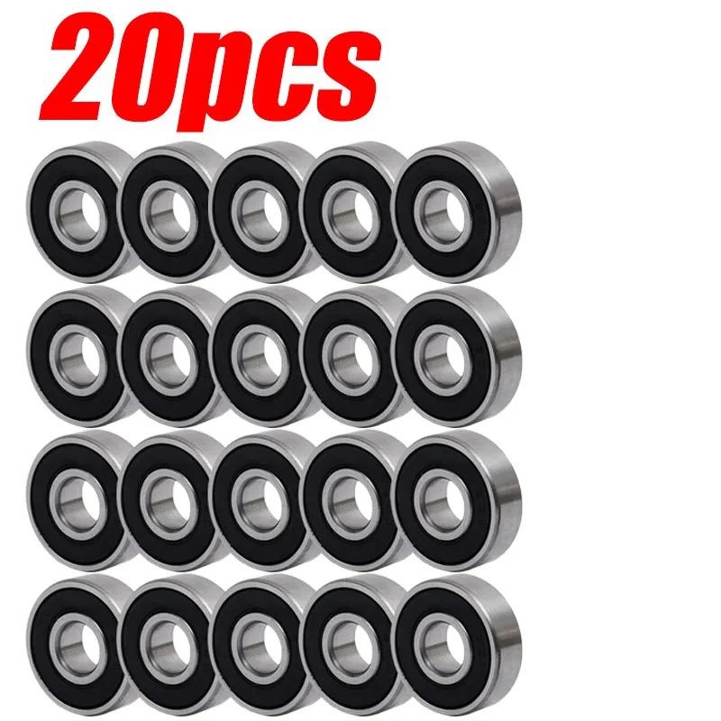 1-40PCS Motor 608ZZ 608RS Bearings High Speed Low Noise Metal Double Shielded Ball Bearing for Electric Scooter Skateboard Wheel