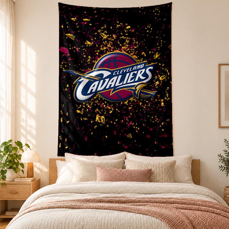 Cleveland Cavaliers Tapestry Highquality for Decorating Living Room Bedroom Dorm Walls Ideal As Bedroom Wallart Orholiday Gift