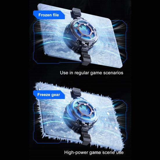 Tablet Kühler Geschwindigkeit Einstellbar Vergrößerte Kühlfläche Geräuscharm Kompakte Größe Halbleiter Telefon