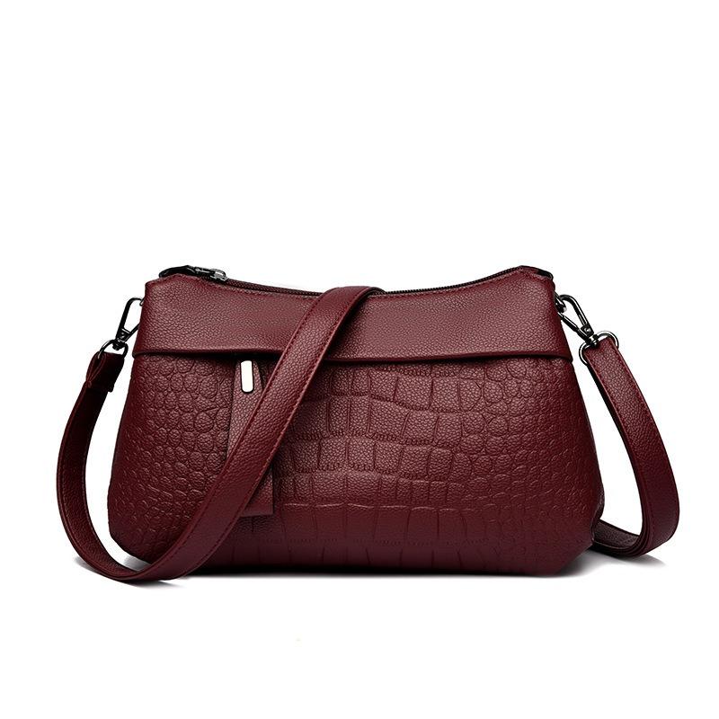 Tasche Damen neue Mode Umhängetasche neu retro schlicht lässige Schultertasche