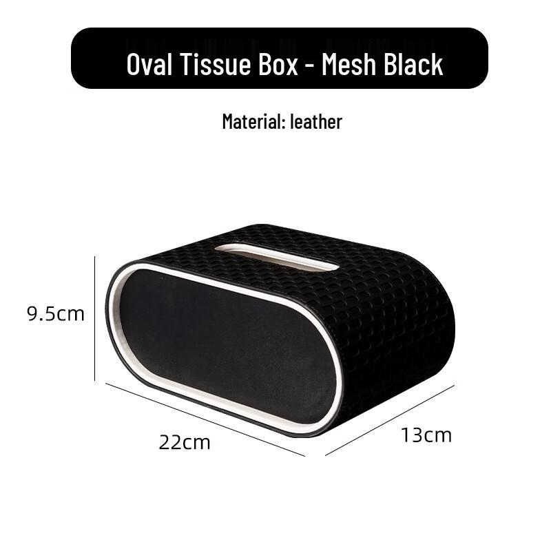 Miflame Oval Desktop Tissue Holder