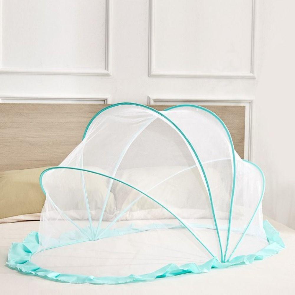 Breathable Crib Net Polyester Foldable Bed Net Bedding Infant Mosquito Nets Summer