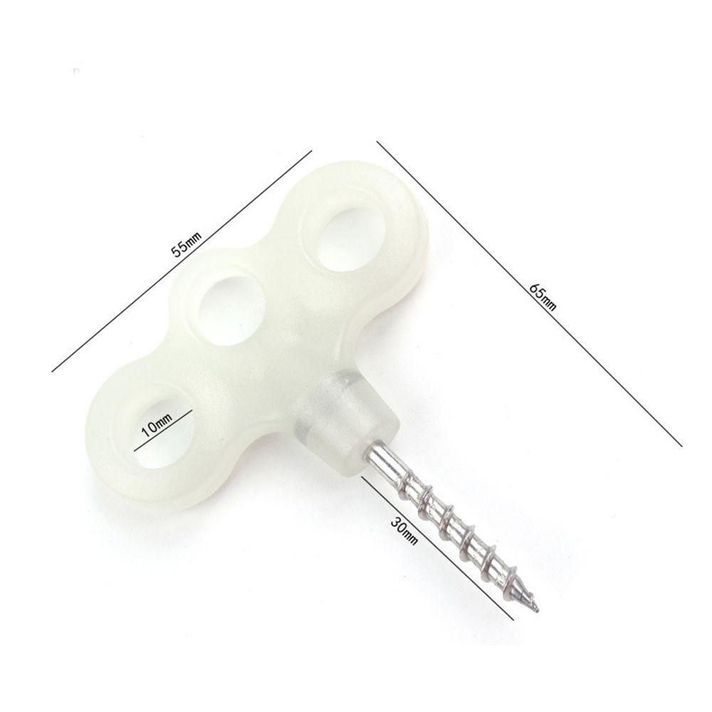 Night Vision Pegs Screw Travel Outdoor Equipment Hiking Rope Buckle Spike Hook Tent Nail Ground Pin