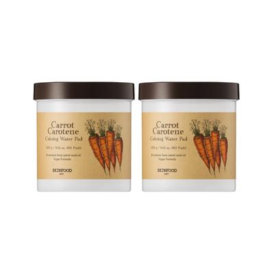 SKINFOOD Carrot Carotene Calming Water Pad 60p, 2 Packs, 1 Piece