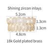 18K Gold Plated Tooth Rapper Jewelry Iced Out Grills For Women Men Hip Hop Teeth Grillz Rhinestones