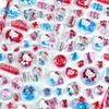 Kitty Crystal Candy Relief Stickers Cute Kawaii Decals Waterproof Girls Phone Aesthetic Decor Kids Art Craft Gifts 3D for Kid Friendly Entertaining