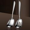 1PC Public Serving Spoon Stainless Steel Serving Spoon Large Spoon Commercial Hotel Restaurant Household Tableware