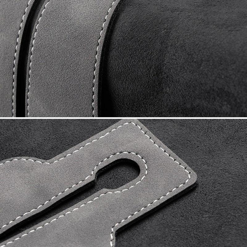 Aufbewahrungshaken für die Autositzlehne, multifunktionaler Autohaken aus PU-Leder, Aufbewahrungsbügel, Auto-Innenteile für Schlüssel, Geldbörse