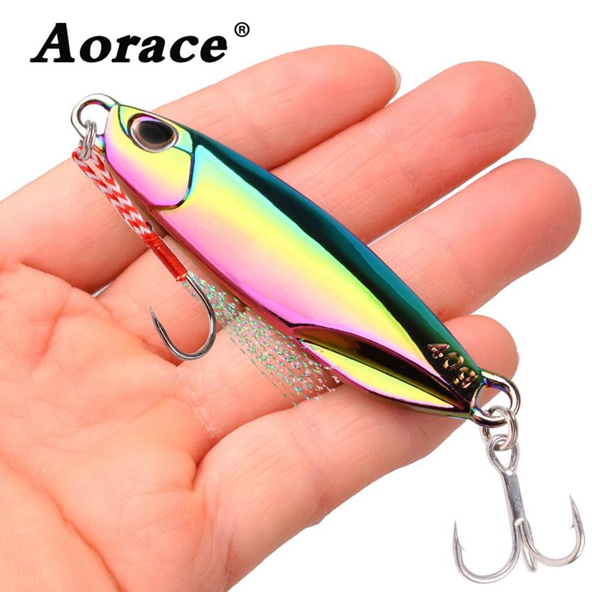 

7g 10g 15g 20g 30g 40g Spoon Metal Jigs Colourful Fishing Lures with Hooks Electroplated Fishing Lures Bait Mackerel Bass 7G