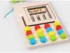 Wooden Rolling Ball Maze Game: Toddler Puzzle for Hand-Eye Coordination and Early Education