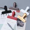 Fromthenon Vintage Binder Clip Metal Planner Clips Pink Red Gold Color Clamp Office Decorative Supplies School Stationery