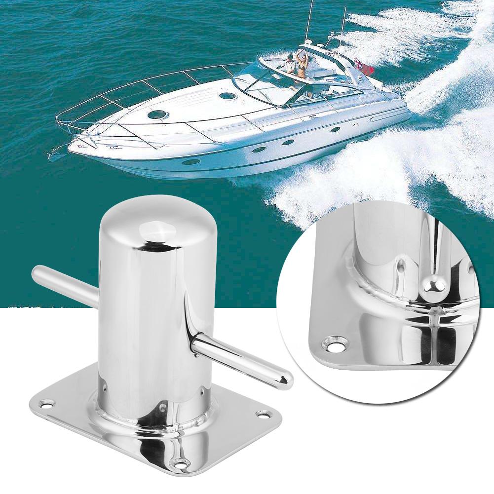 Nerezový lodní Samsonův sloup Křížový vazák Kotevní bit pro námořní jachtu 120 mm*90 mm
