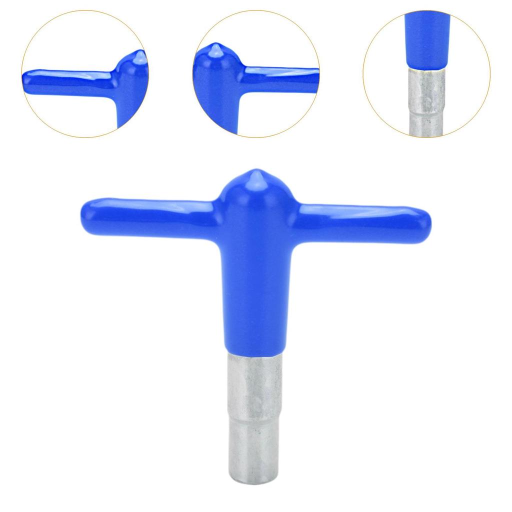 Drum Tuning Key Adjustment Wrench T Shape Handle Versatile Sturdy Percussion Hardware Tool for Acoustic and Electronic Drums