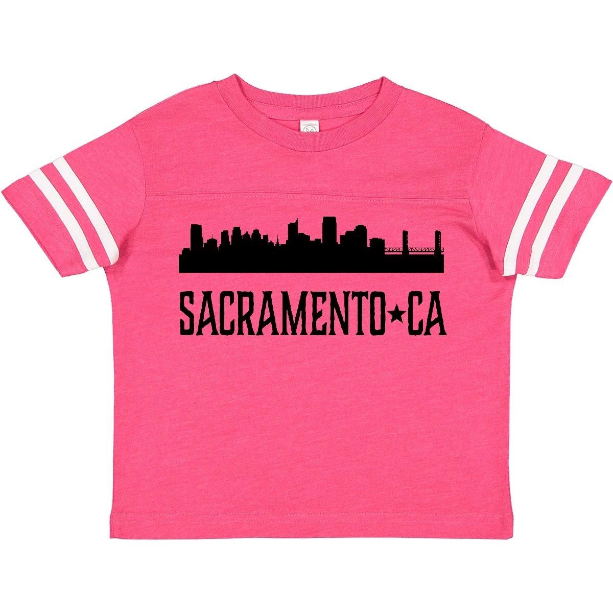 Inktastic Sacrato California City Skyline Toddler T-Shirt Souvenir Silhouette 130