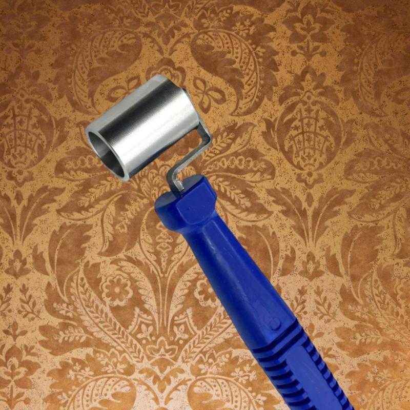 Stainless Steel Wallpaper Seam Roller Edge Seam Roller Flat Pressure Roller Smoothing Tool Construction Tool Enduring