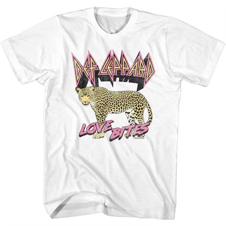 2026 Hard Rock Band Def Leppard Grafica Stampa Poster Classico Magliette Uomo Donna Moda Accessori Magliette Casual Top Oversize