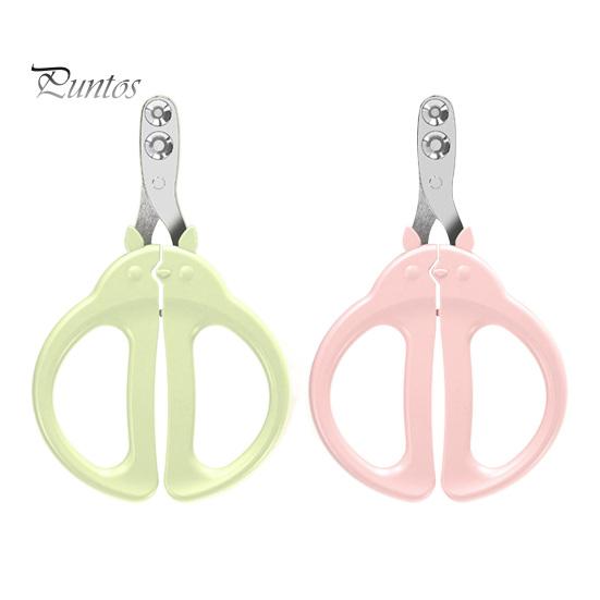 Cat Nail Clippers Circular Hole Ergonomic Double-Hole Positioning Blades Grooming Supplies Pet Trimmer Clippers for Cats Dogs