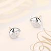 Cherry Meatball Earrings for Women with Anti-allergic Ear Accessories for Students Fresh Ear Sticks