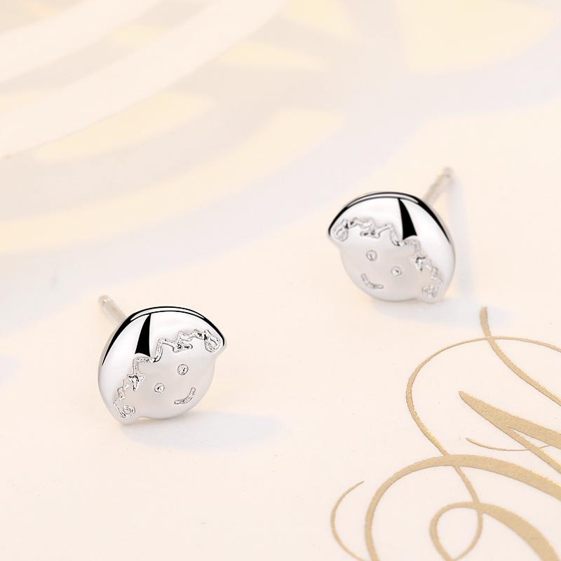 Cherry Meatball Earrings for Women with Anti-allergic Ear Accessories for Students Fresh Ear Sticks