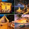 Solar LED Fairy String Lights Waterproof Copper Wire Garden Patio Christmas Decoration With 8 Modes