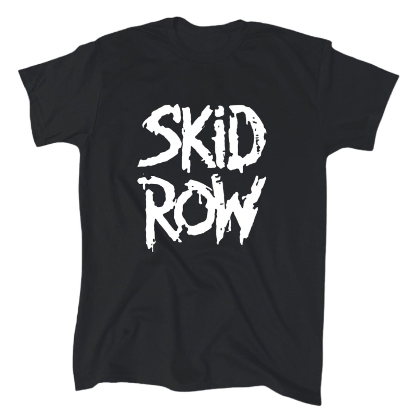 Skid Row T-Shirt - Band - Hard Rock - Heavy Metal - Glam Rock - Gift - Cotton XL