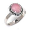 Natürlicher Rhodochrosit Edelstein Handgefertigt 925 Massivsilber Schmuck Ring S.10 O7z95