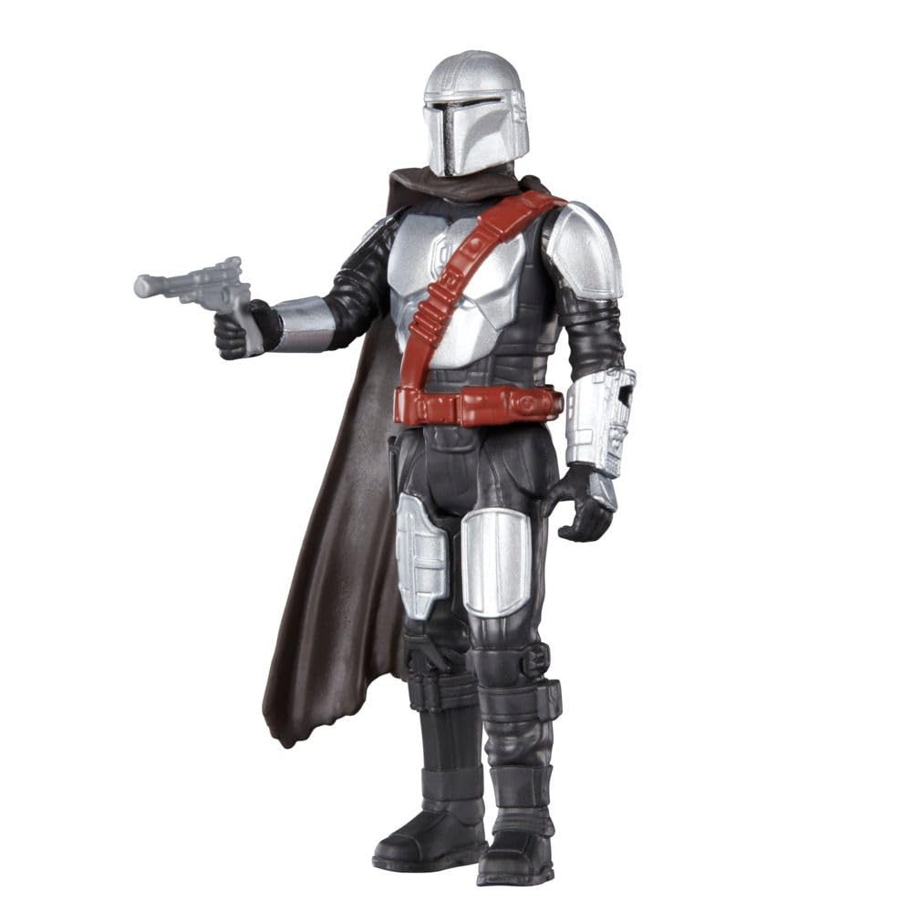 STAR WARS Epic Hero Series The Mandalorian 4-Inch Action Figure & 2 Accessories, Toys for Boys and Girls Ages 4 and Up