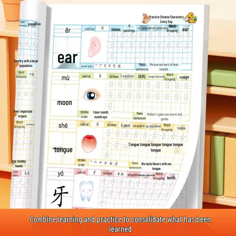 Early Childhood Transition and First Grade Prep: Daily Math/Chinese/Pinyin/Character Practice
