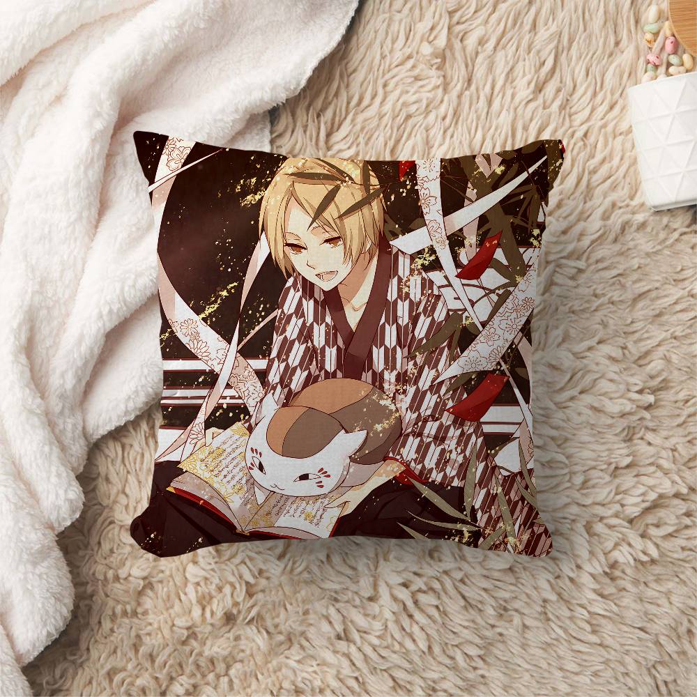 Natsume Yuujinchou Cartoon Cushion Cover Decorative Pillow Sofa Home Decor Case Pillow Cases