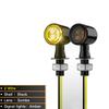 Motorcycle LED Turn Signal Light Moto Flashing Indicators Stop Brake Lamp 12V For Harley Chopper 8mm Scooter Turn Signal Lights