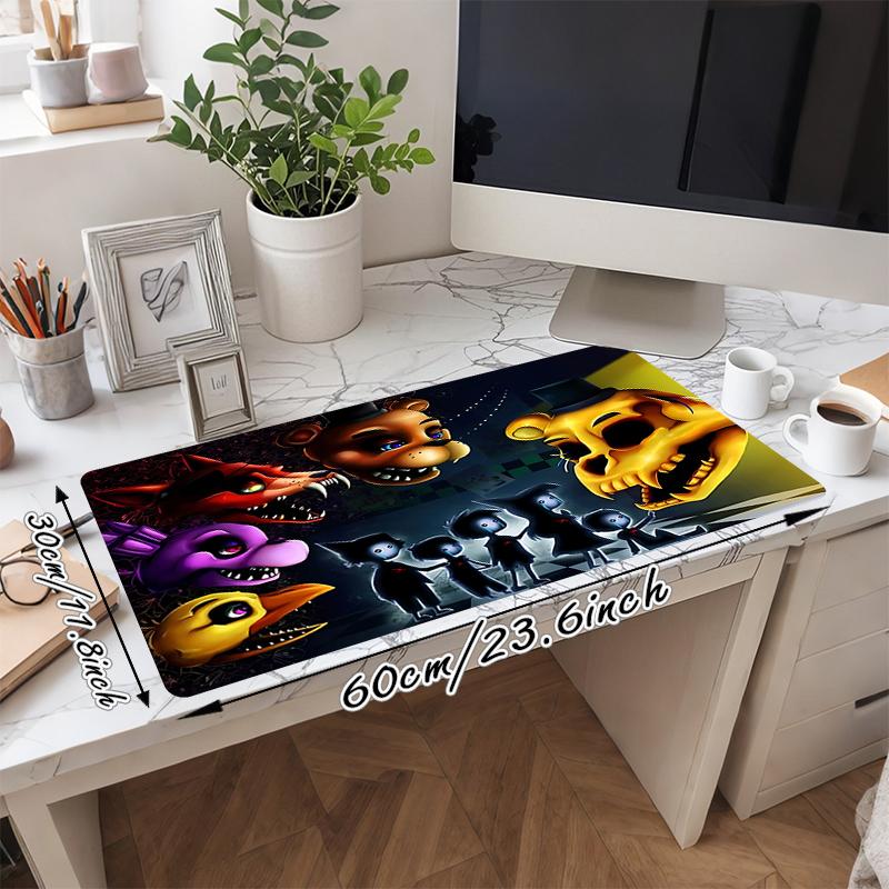 1Pc Five Nights Freddy'S Horror Gaming Mouse Pad Keyboard Desk Mat Non-slip Rubber Lock Edge Waterproof Computer Mousepad for Office Home Decor Y157