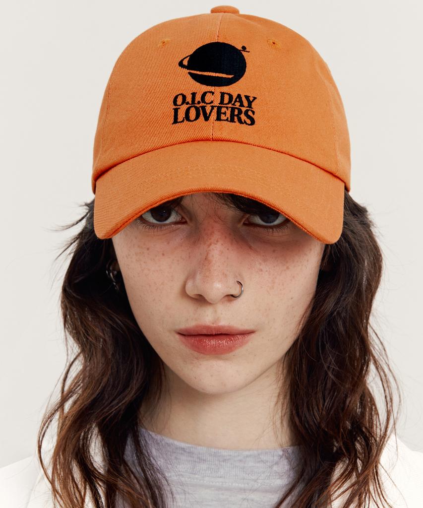 OIOI COLLECTION New Symbol Ball Cap_Orange