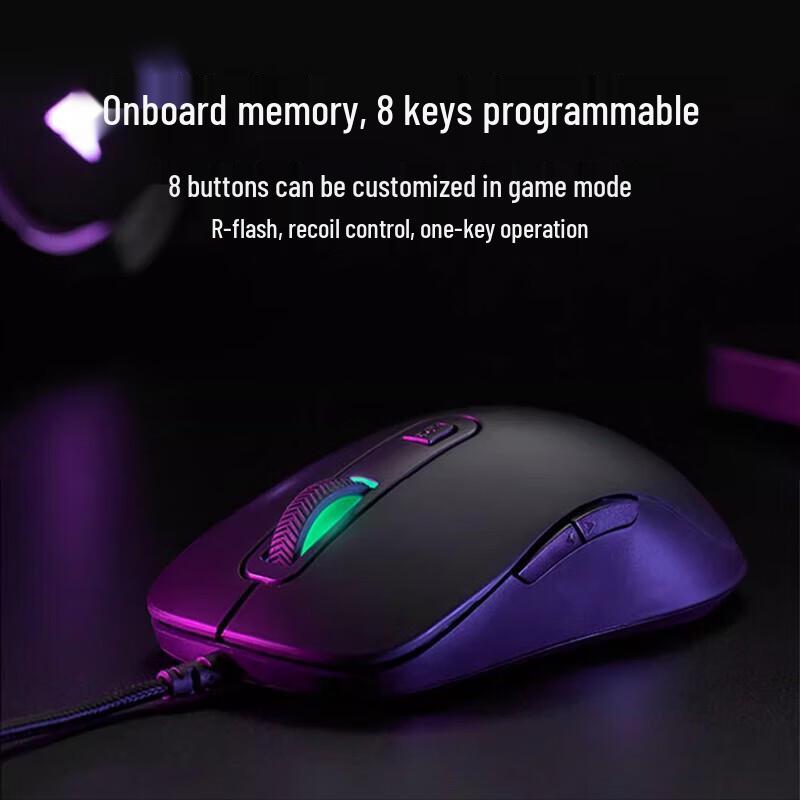 Rapoo V22S Wired RGB Gaming Mouse