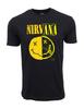 NIRVANA FAUX SMILE SPLIT T SHIRT