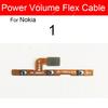 Cavo Flessibile Pulsanti di Accensione Per Nokia 1 2 2.1 3 3.1 3.2 4.2 5 5.1 X2 X3 X5 XL Plus Cavo Flessibile Tasti Volume Parti di Ricambio Tasti Laterali