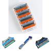 Premium 4pcs Lot Shaving Razor Blades With 5 Layer Blades For Mens Face Shaving