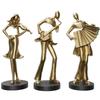 Creative Vintage Resin Band Musician Figurine, Artistic Music Character Home Decoration