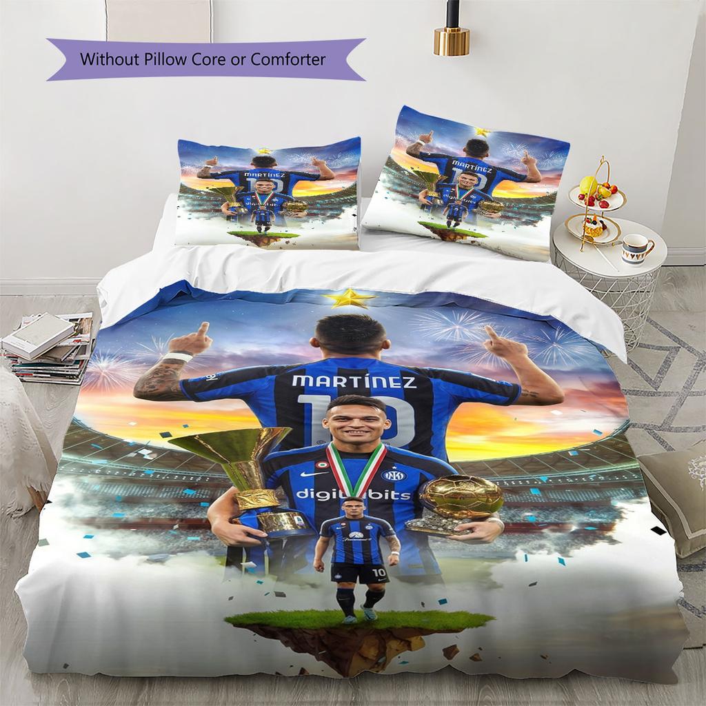 LY Poster Bettwäsche Steppbett Set Bettbezug Kissenbezug Heimdekoration Geburtstagsgeschenk (1 Bettbezug + 2 Kissenbezüge, ohne Füllung)