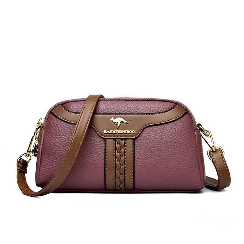 

High-end and Elegant Women s Bag Large-capacity Fashionable Mom s Bag Casual Single-shoulder Crossbody Bag фіолетовий