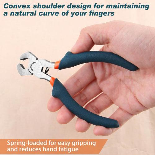 SPEEDWOX Mini End Nippers, 105mm, Comfortable Grip, for Cutting Plastic Models, Removing Protruding Objects, Shoe Repair, Micro Miniature, Lightweight