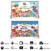 Cocomelon Family Photography Backdrops With Bright Colors For Party Decoration 120*80cm