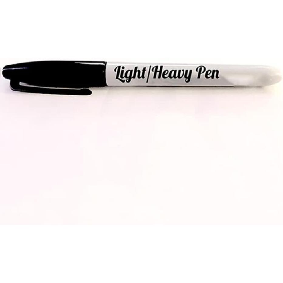 SUMAG Light and Heavy Pen Magic Tricks Can't Be Lifted Pen Magic Close Up Street Illusions Gimmicks Mentalism Props Funny