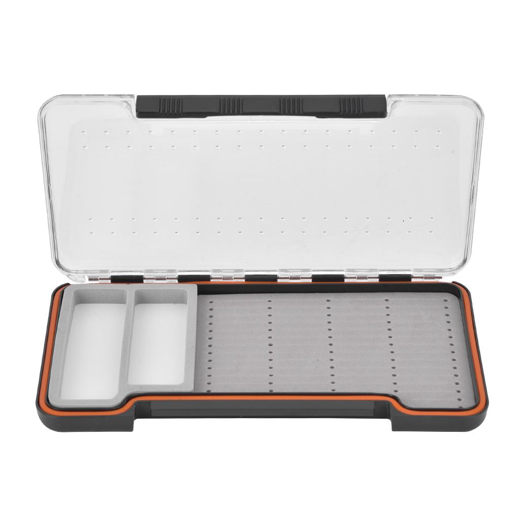 Transparent Fly Lure Box Magnetic Bait Storage Case Container   Fishing Parts