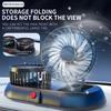 Car USB Fan,Powerful Dashboard Electric Car Fan,360 Degree Rotatable Car Fan,ortable Vehicle Cool Fan,Low Noise Strong Dashboard Cool Circulator Fan